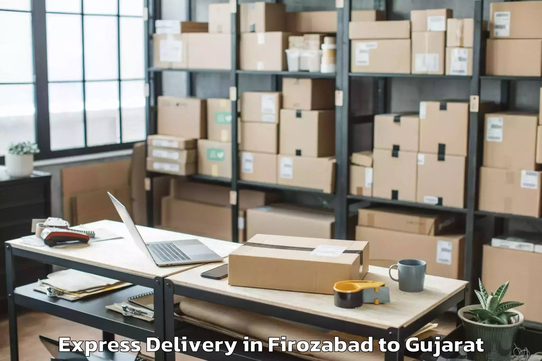 Comprehensive Firozabad to Jhalod Express Delivery